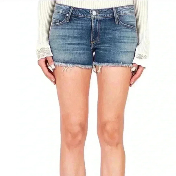 BLACK ORCHID Vintage Rehab Boyfriend Cutoff Denim Shorts 25 Light Wash 80s 90s - Picture 2 of 7